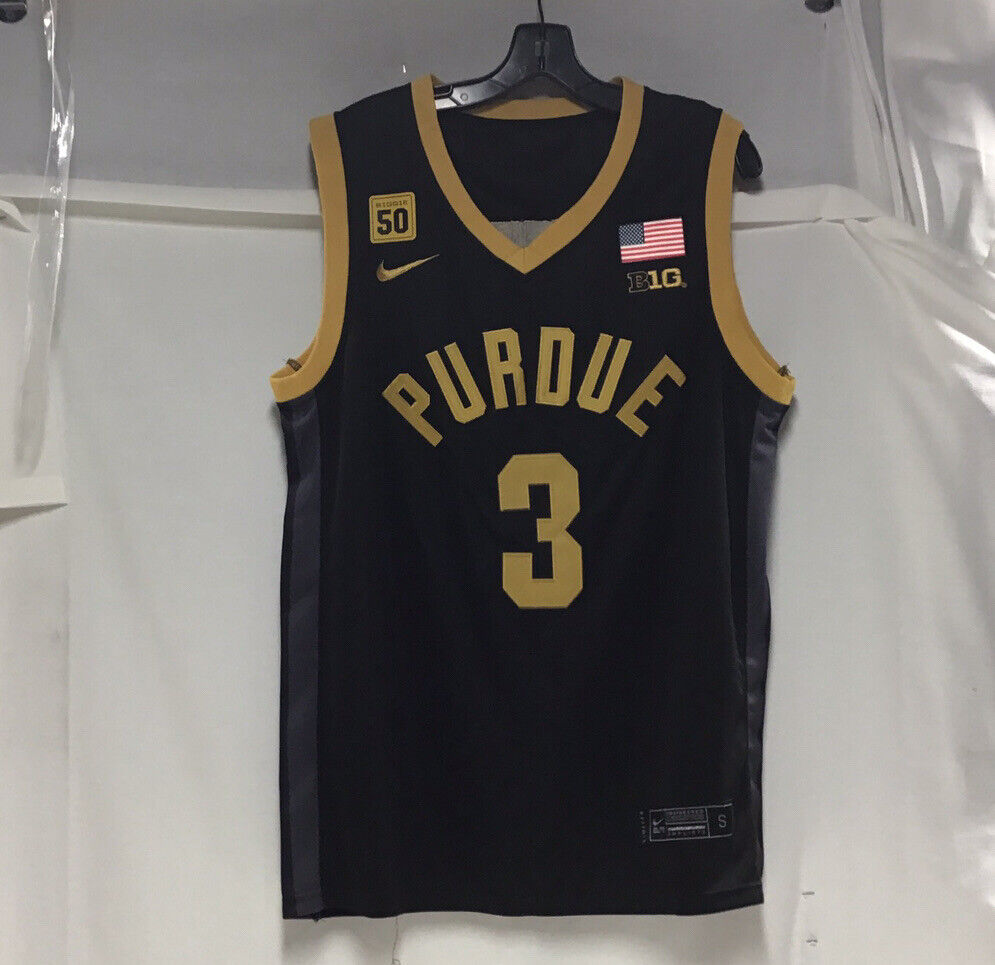 Purdue Boilermakers Braden Smith College uniform Black #3 Jersey 2022-23 photo review