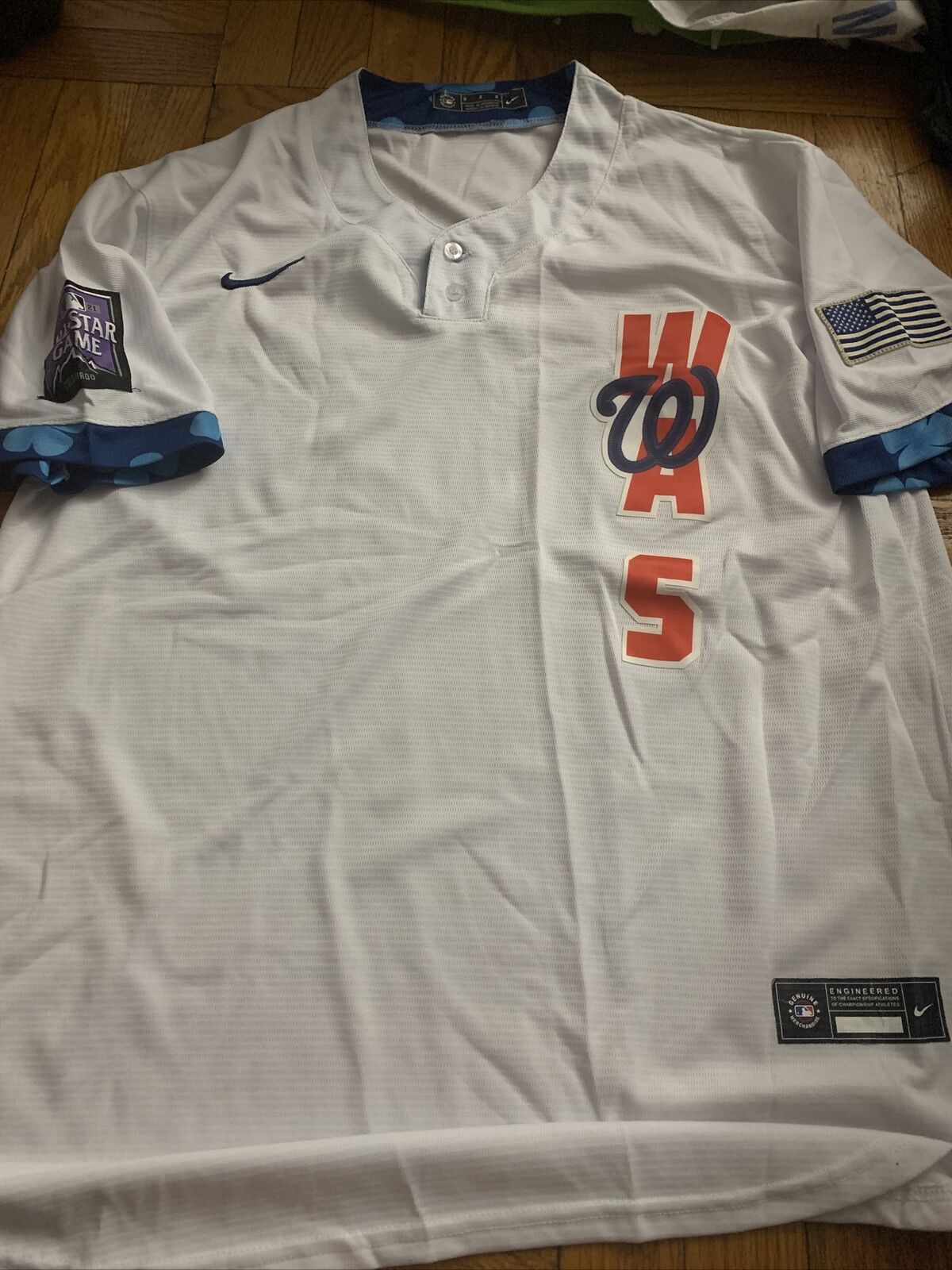 Washington Nationals 2021 MLB All-Star Game Jersey - White photo review