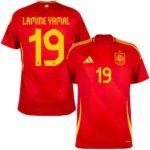 Lamine Yamal Men's Spain 2024 Stadium Home Soccer Jersey