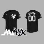 Custom Yankees Jersey Black Version.