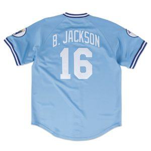 Youth #16 Bo Jackson Kansas City Royals Light Blue Alternate Jersey - Image 2