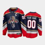 Men’s Florida Panthers Custom #00 Special Edition Blue 2021 Concept Custom Jersey