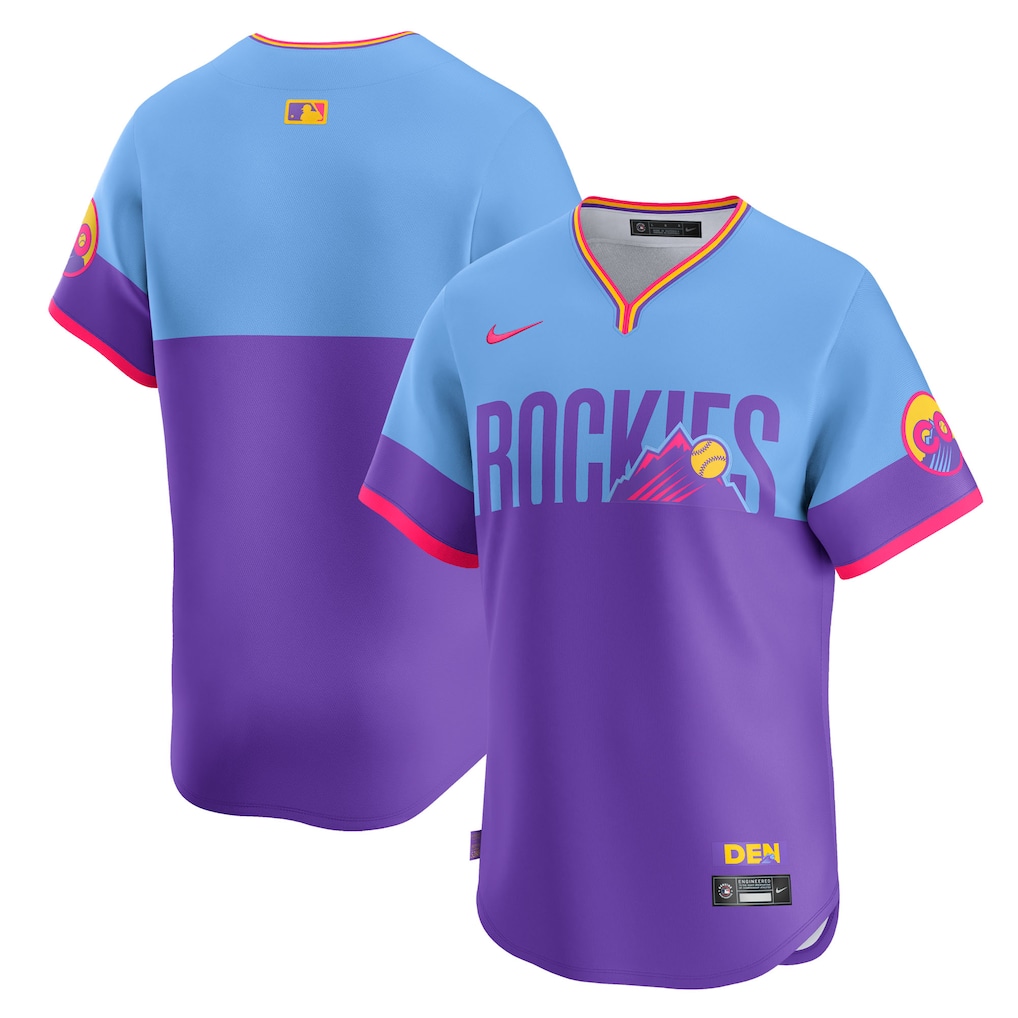 2025-04-15Colorado20Rockies20Nike20MLB20City20Connect20Limited20Mens20Jersey.jpg Colorado Rockies Nike MLB City Connect Limited Men's Jersey - Image 1