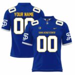 Game Worn Used San Jose State Spartans Football Custom Jersey