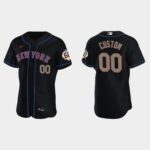Men's Embroidery Baseball Custom Jersey New York Black