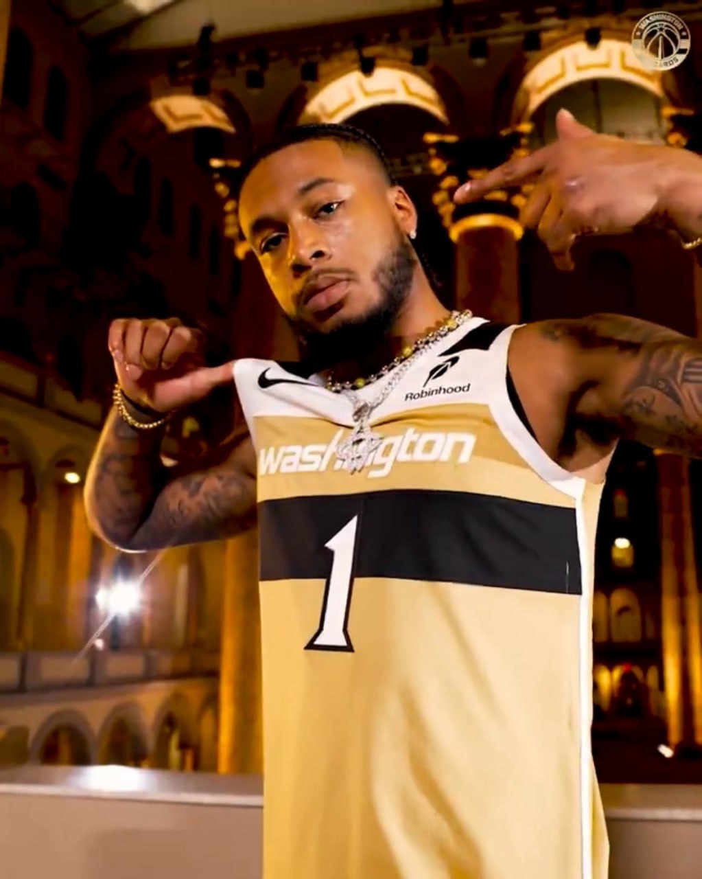 ppWAnXoozN2025-23-9-11.jpg Washington Wizards Johnson III Game Jersey - Image 1