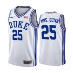 Nike Duke Blue Devils #25 White College Basketball Jersey