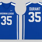 Kevin Durant in Goodman League Game Jersey
